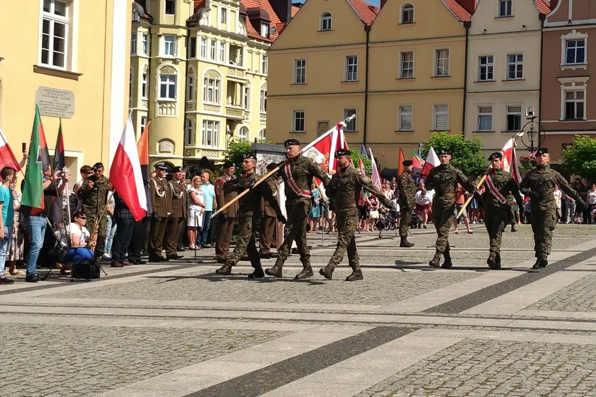 Uroczysta przysięga żołnierzy Dobrowolnej Zasadniczej Służby Wojskowej