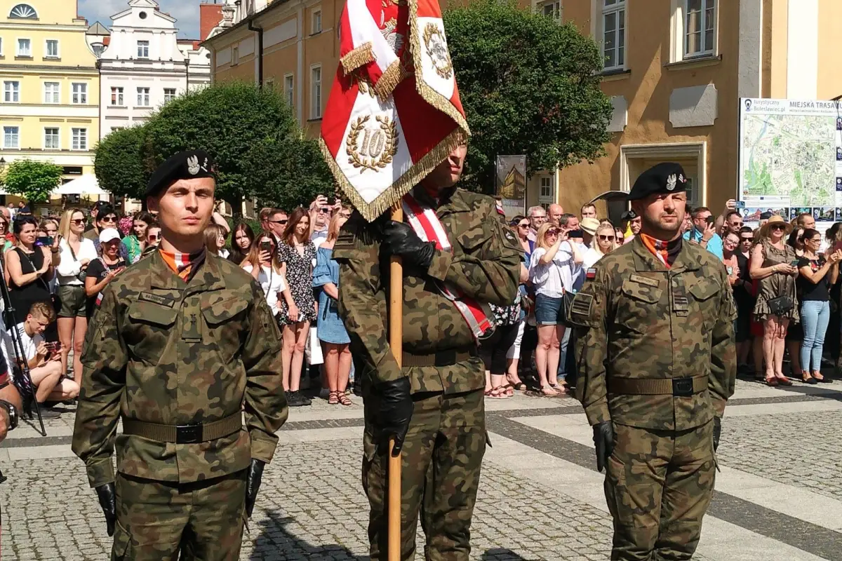 Uroczysta przysięga żołnierzy Dobrowolnej Zasadniczej Służby Wojskowej