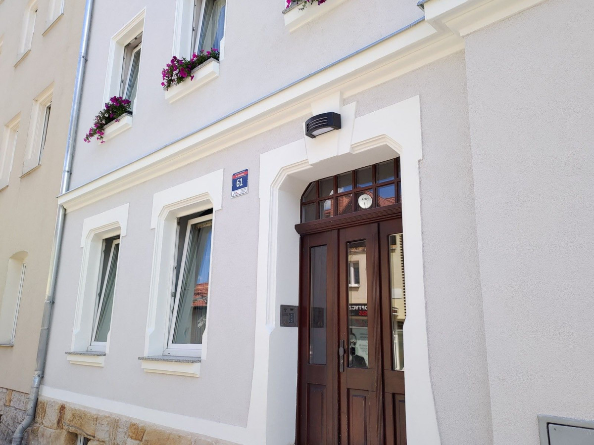 Kamienice przy ulicy Gdańskiej w Bolesławcu