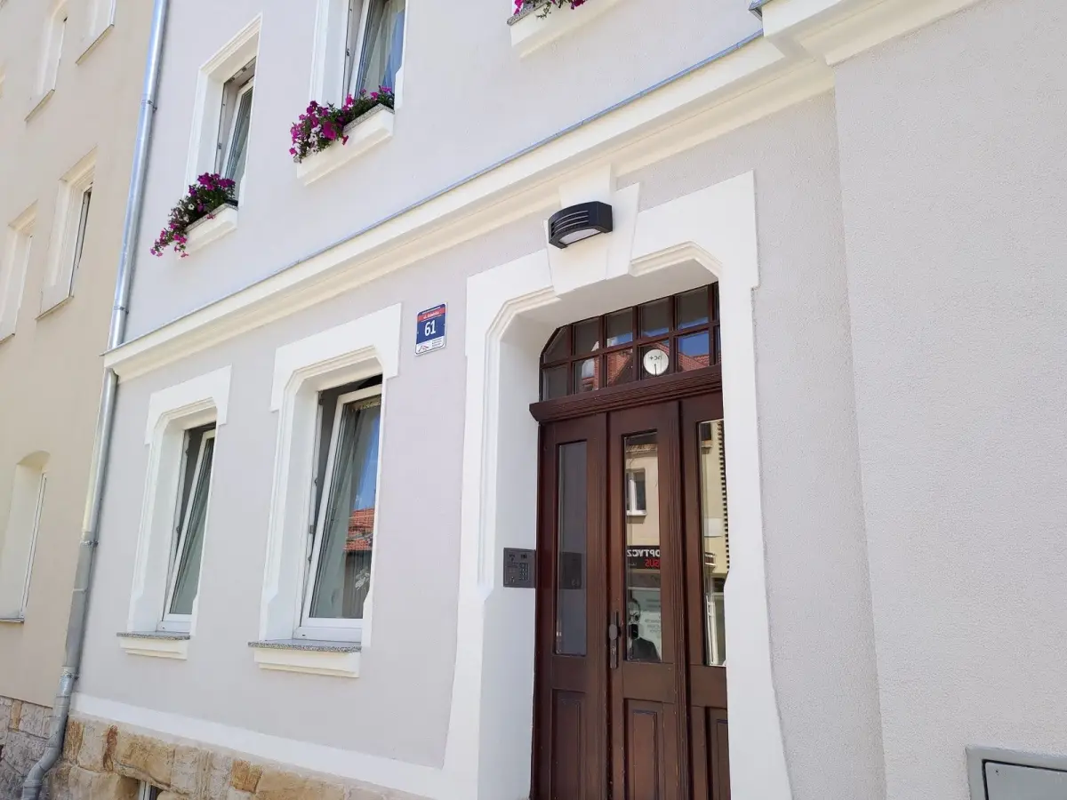 Kamienice przy ulicy Gdańskiej w Bolesławcu