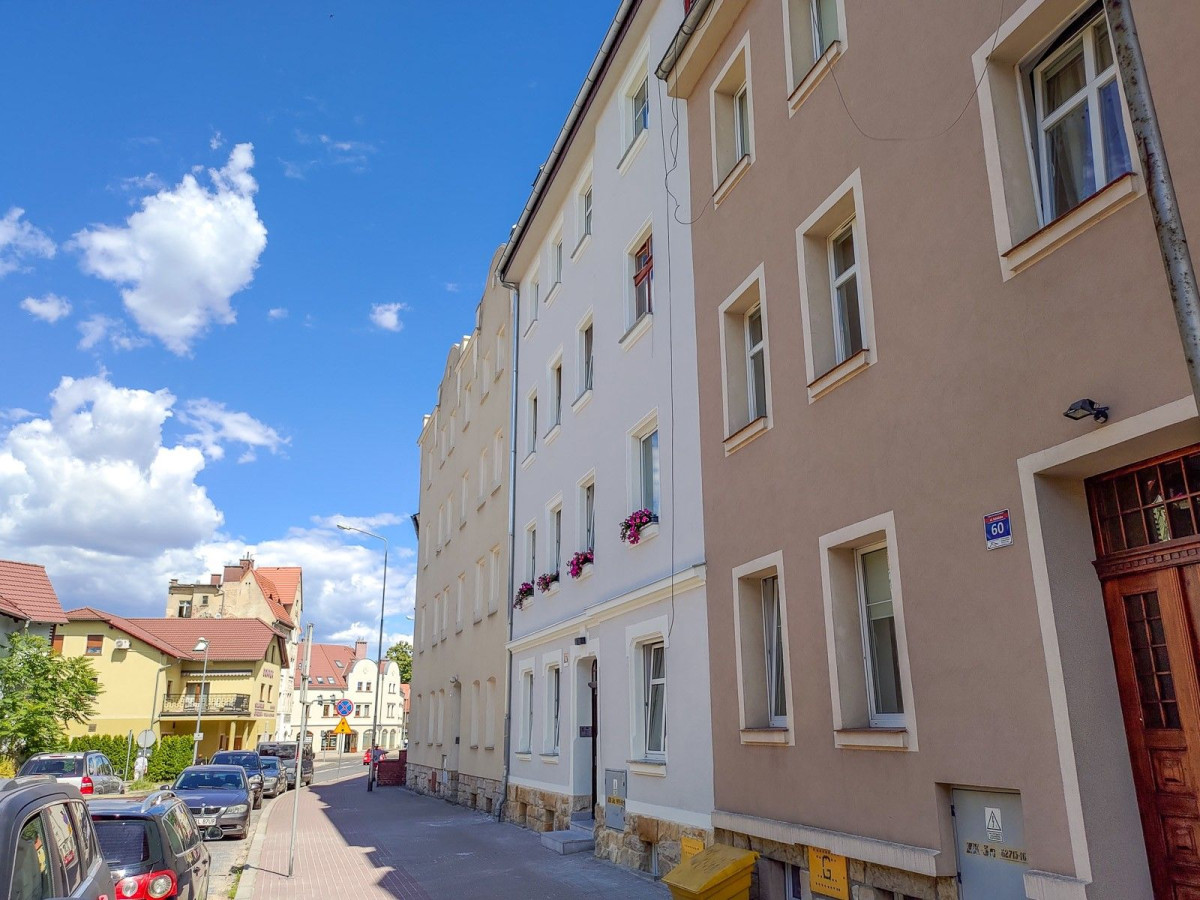 Kamienice przy ulicy Gdańskiej w Bolesławcu