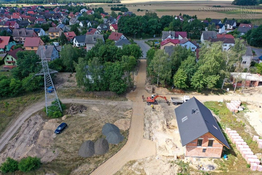 Prace przy ul. Sosnowej