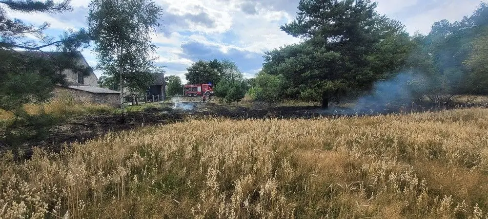 Akcja straży pożarnej w Przejęsławiu