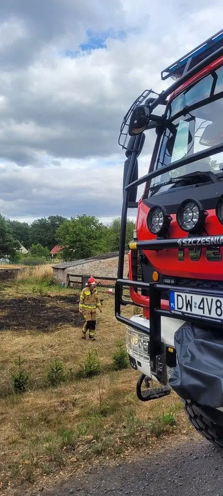 Akcja straży pożarnej w Przejęsławiu