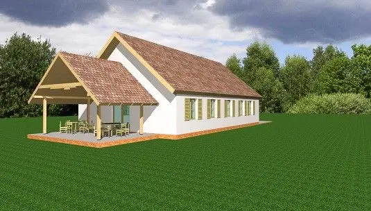 Centrum kulturalne w Borówkach – wizualizacja