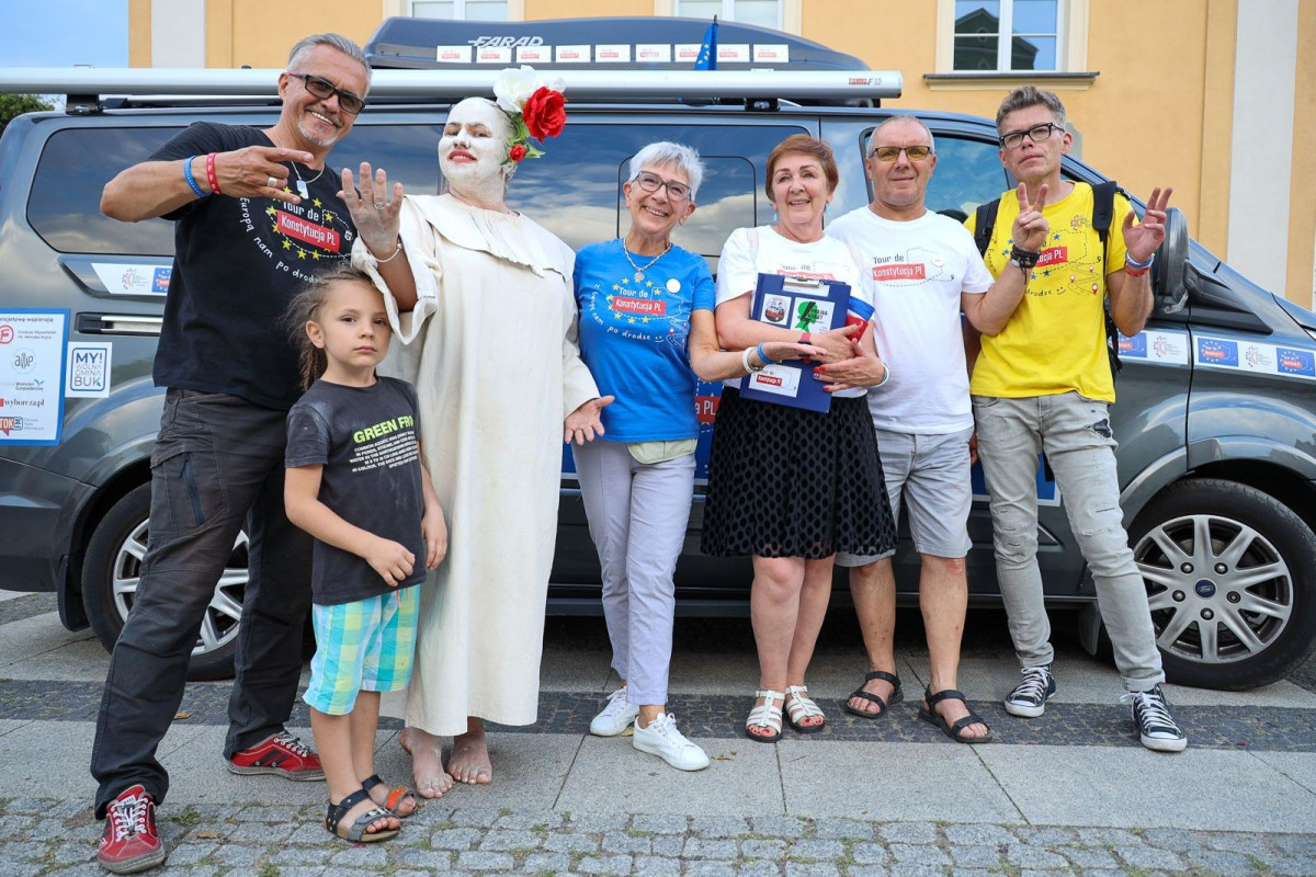 Tour de Konstytucja w Bolesławcu