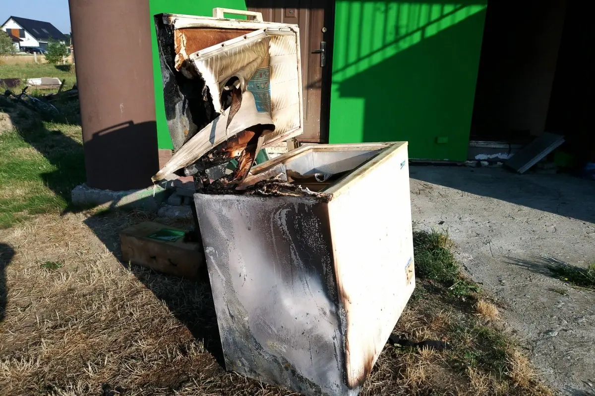 Pożar w budynku przy Bolesławicach