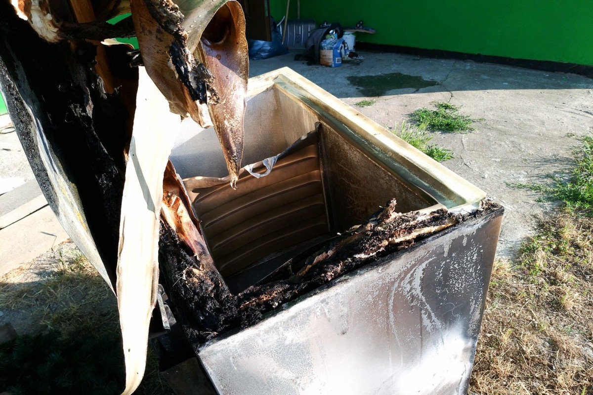 Pożar w budynku przy Bolesławicach