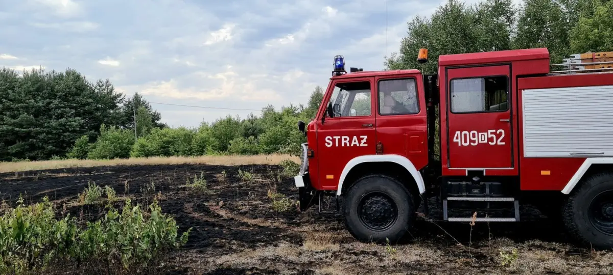 Działania strażaków z OSP Parowa