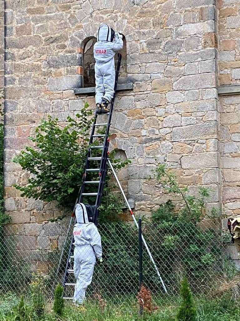 Akcja straży w Starych Jaroszowicach