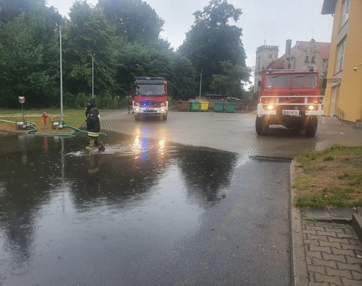 Działania OSP Trzebień