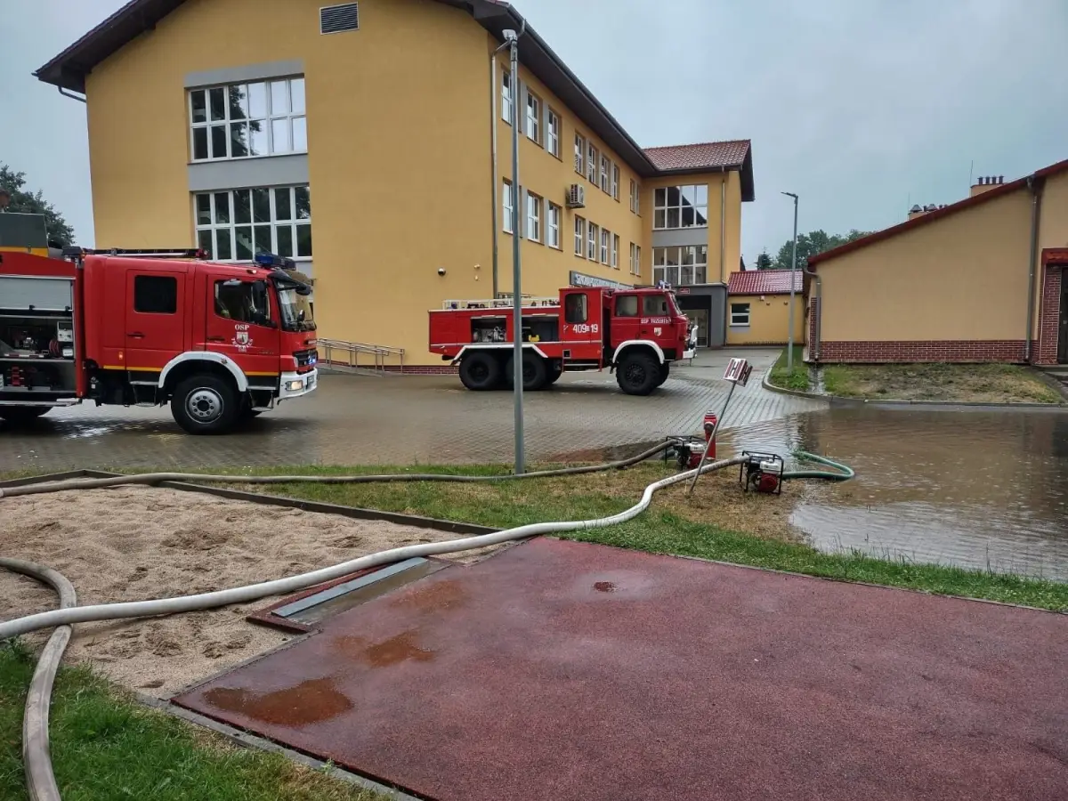 Działania OSP Trzebień