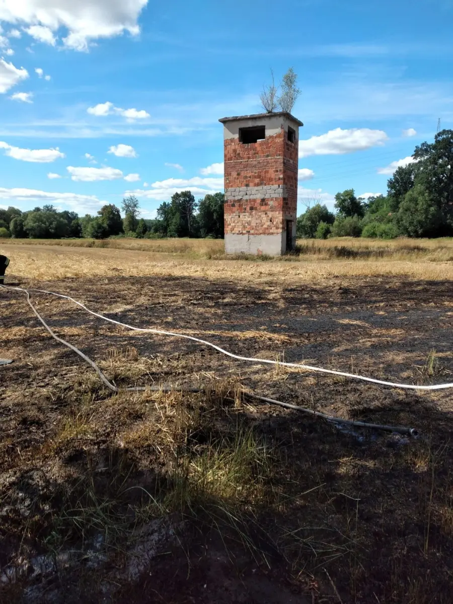 Akcja straży pożarnej w miejscowości Parzyce