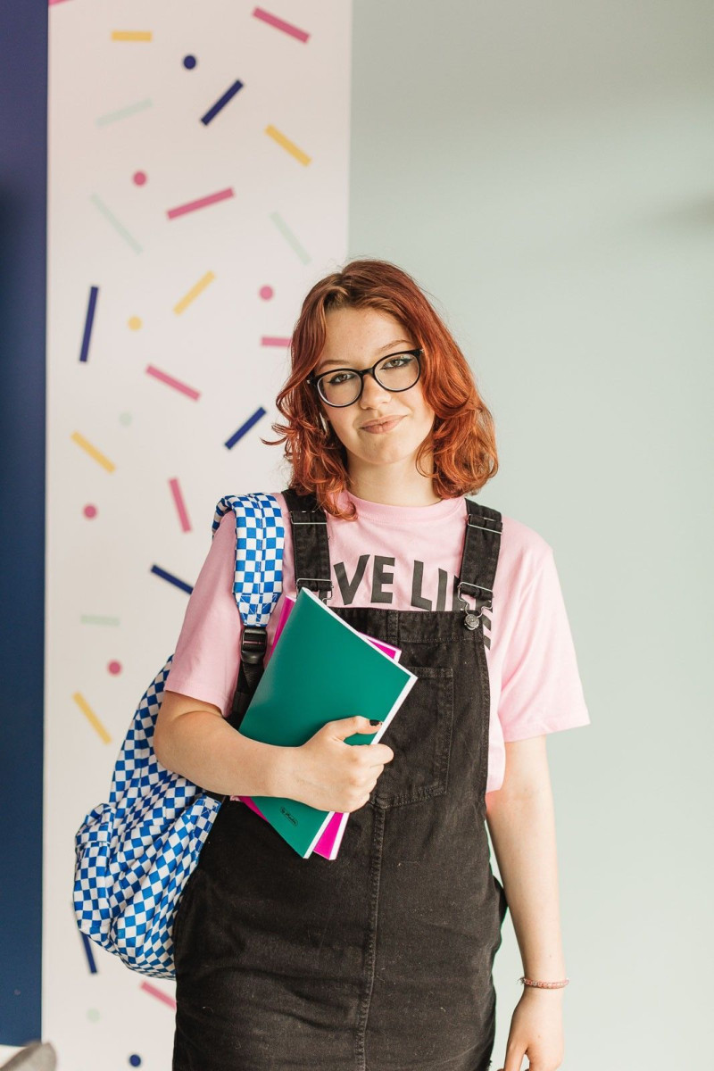 Dzieci i młodzież ze szkoły Dare to speak