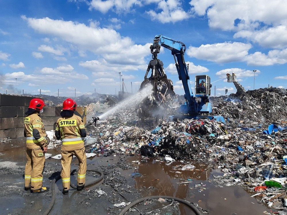 Działania strażaków w Osłej