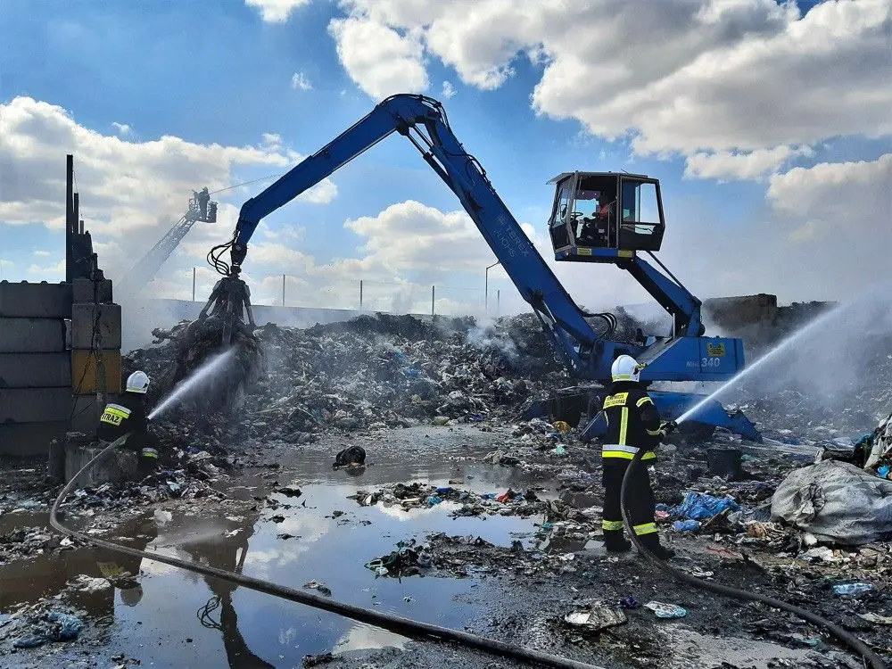 Działania strażaków w Osłej