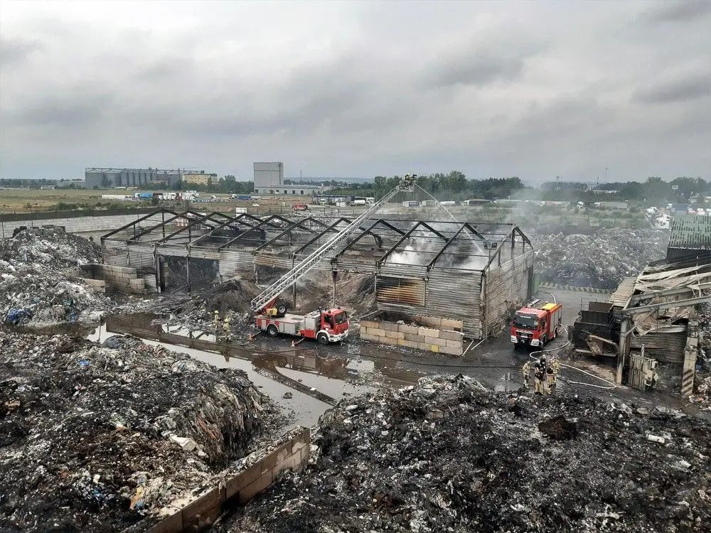 Działania strażaków w Osłej