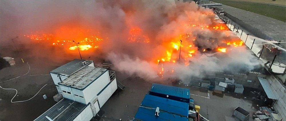 Działania strażaków w Osłej