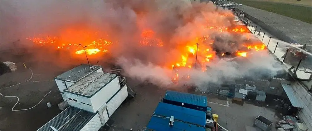 Działania strażaków w Osłej