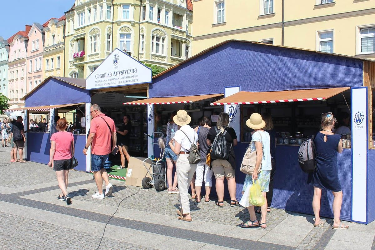 Drugi dzień targów ceramicznych w ramach Bolesławieckiego Święta Ceramiki