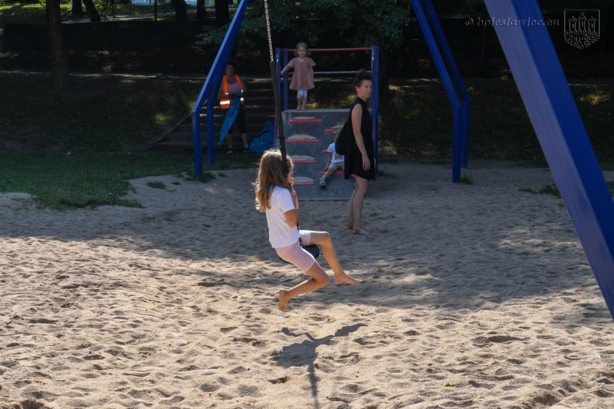 Plac zabaw przy Łukasiewicza