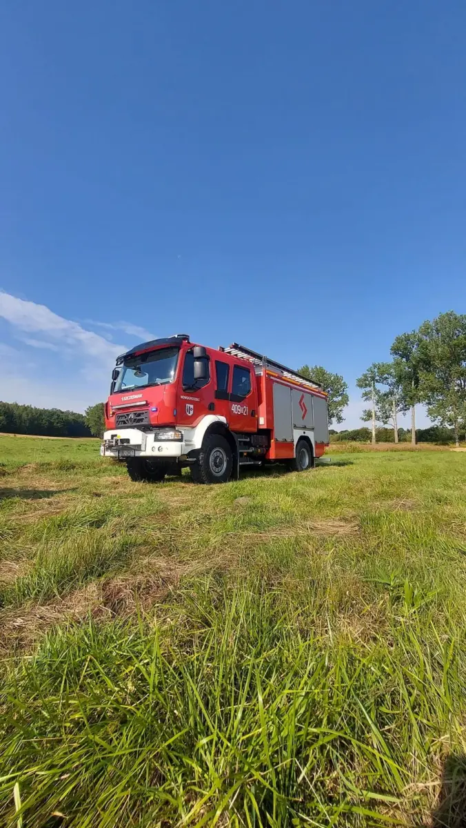 Działania straży pożarnej w miejscowości Gościszów
