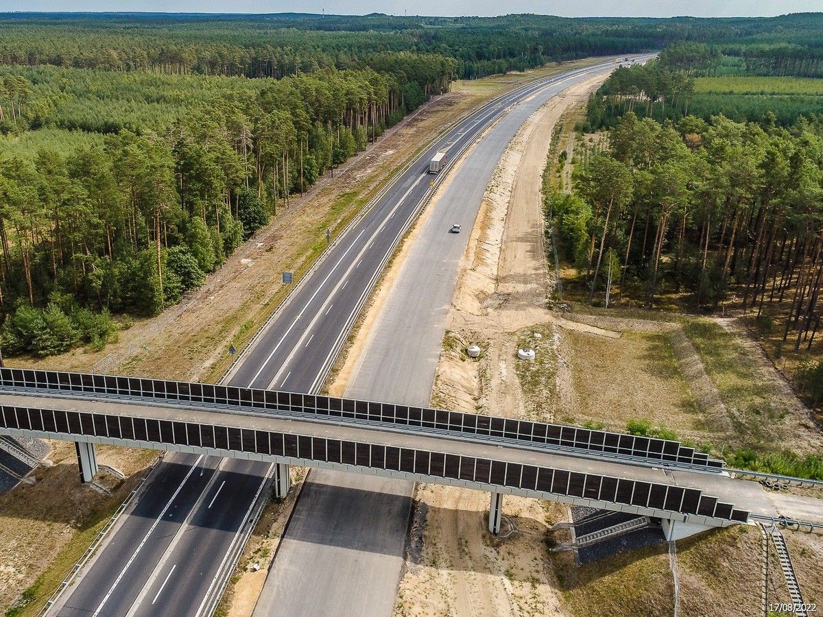 Budowa A18 (zdjęcia z sierpnia 2022 r.)