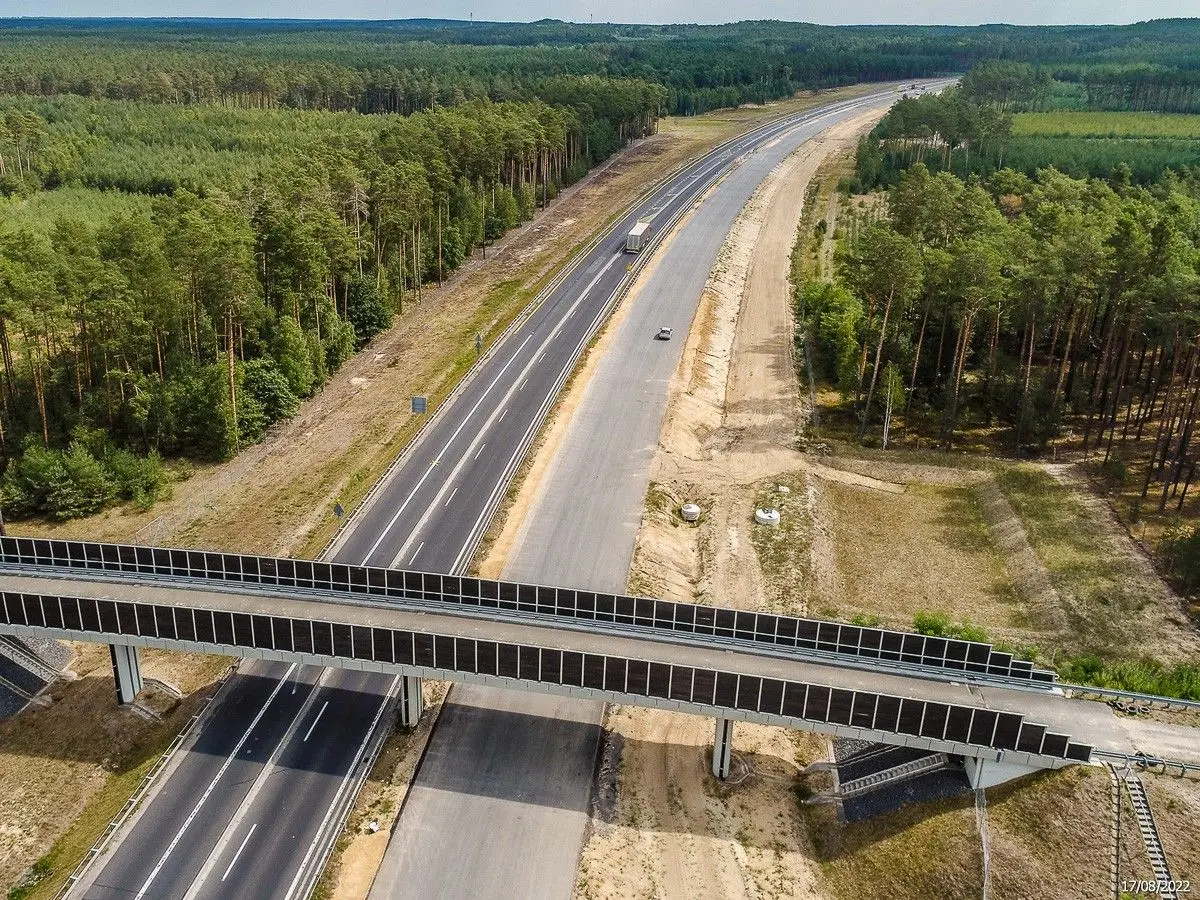 Budowa A18 (zdjęcia z sierpnia 2022 r.)