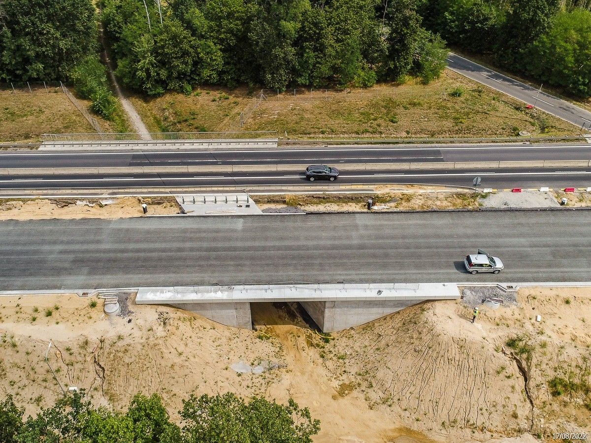 Budowa A18 (zdjęcia z sierpnia 2022 r.)