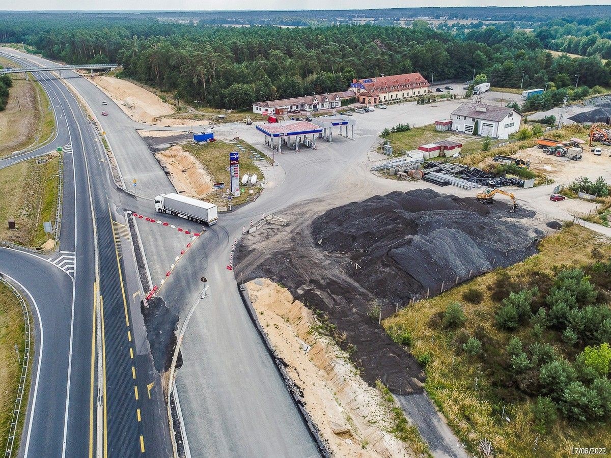 Budowa A18 (zdjęcia z sierpnia 2022 r.)