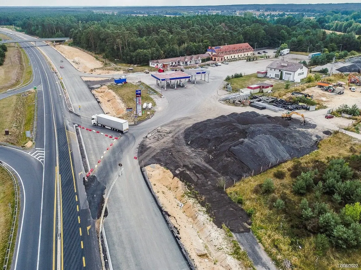 Budowa A18 (zdjęcia z sierpnia 2022 r.)