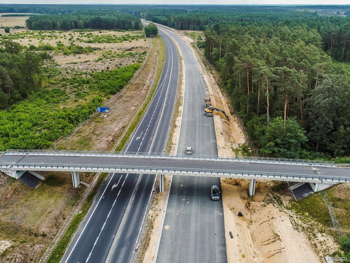 Budowa A18 (zdjęcia z sierpnia 2022 r.)