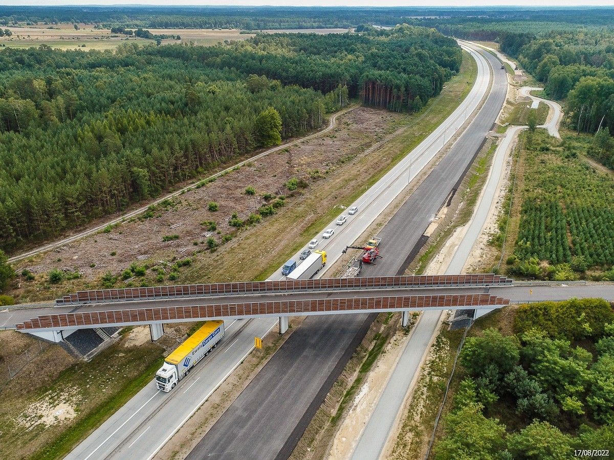 Budowa A18 (zdjęcia z sierpnia 2022 r.)