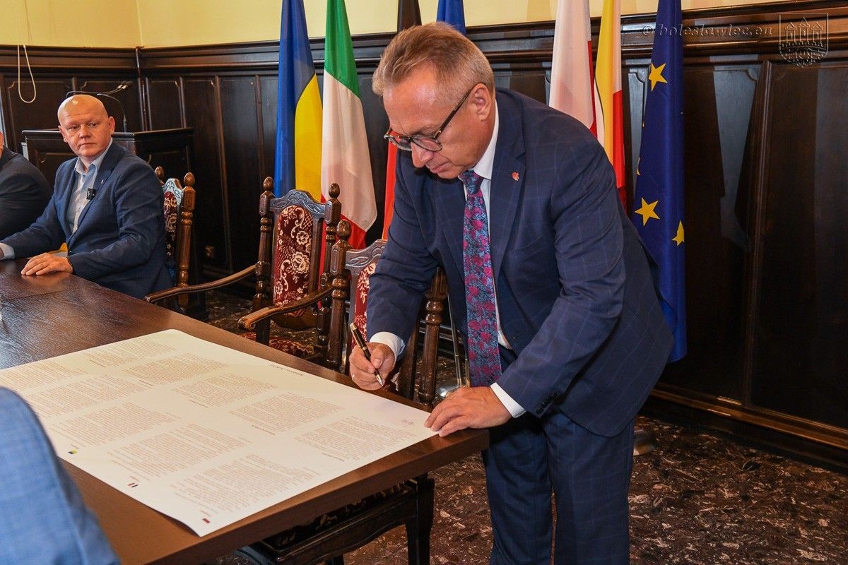 Uroczystość w bolesławieckim ratuszu