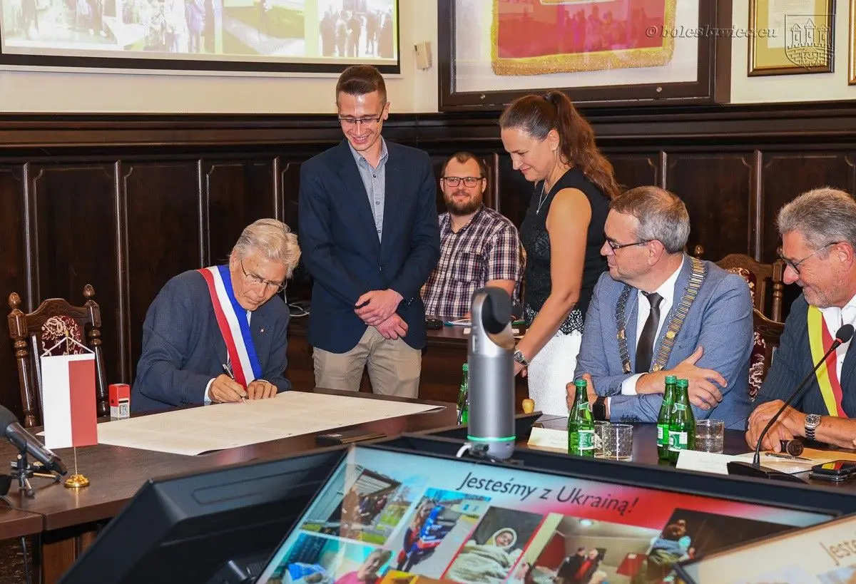Uroczystość w bolesławieckim ratuszu