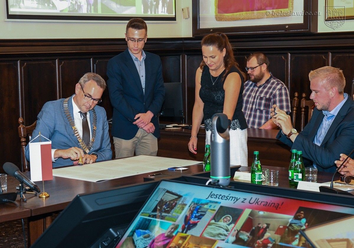 Uroczystość w bolesławieckim ratuszu