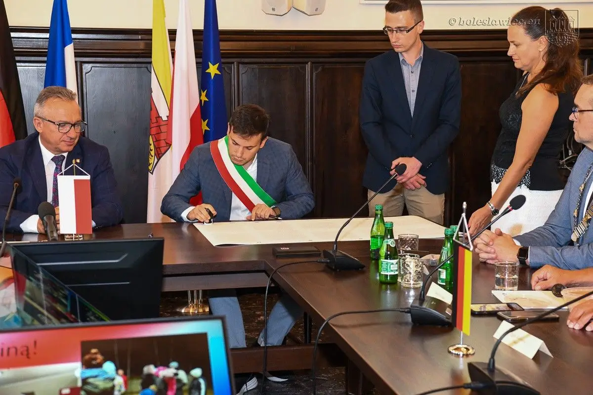 Uroczystość w bolesławieckim ratuszu