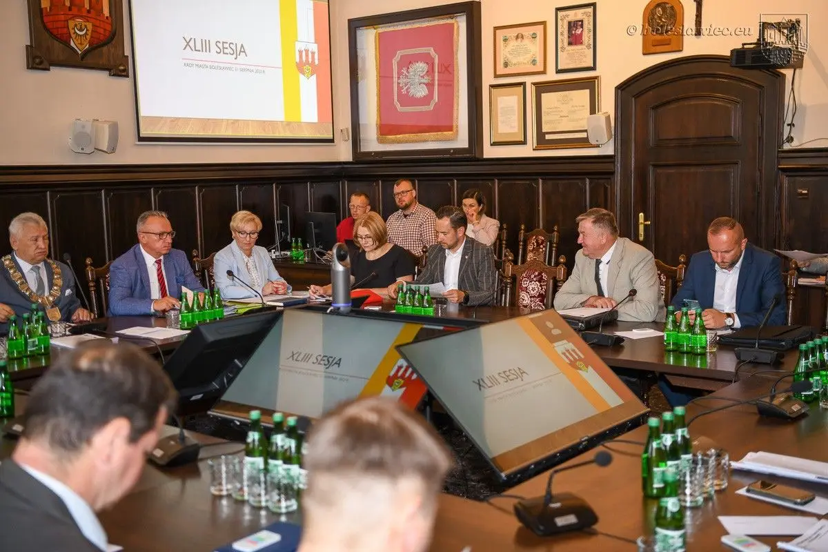 Uroczystość w Sali Rajców w bolesławieckim ratuszu