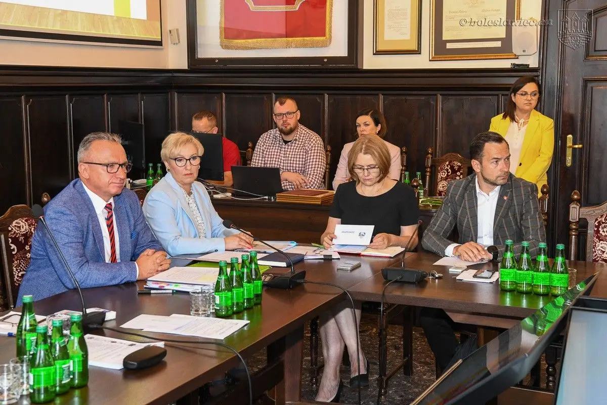 Uroczystość w Sali Rajców w bolesławieckim ratuszu
