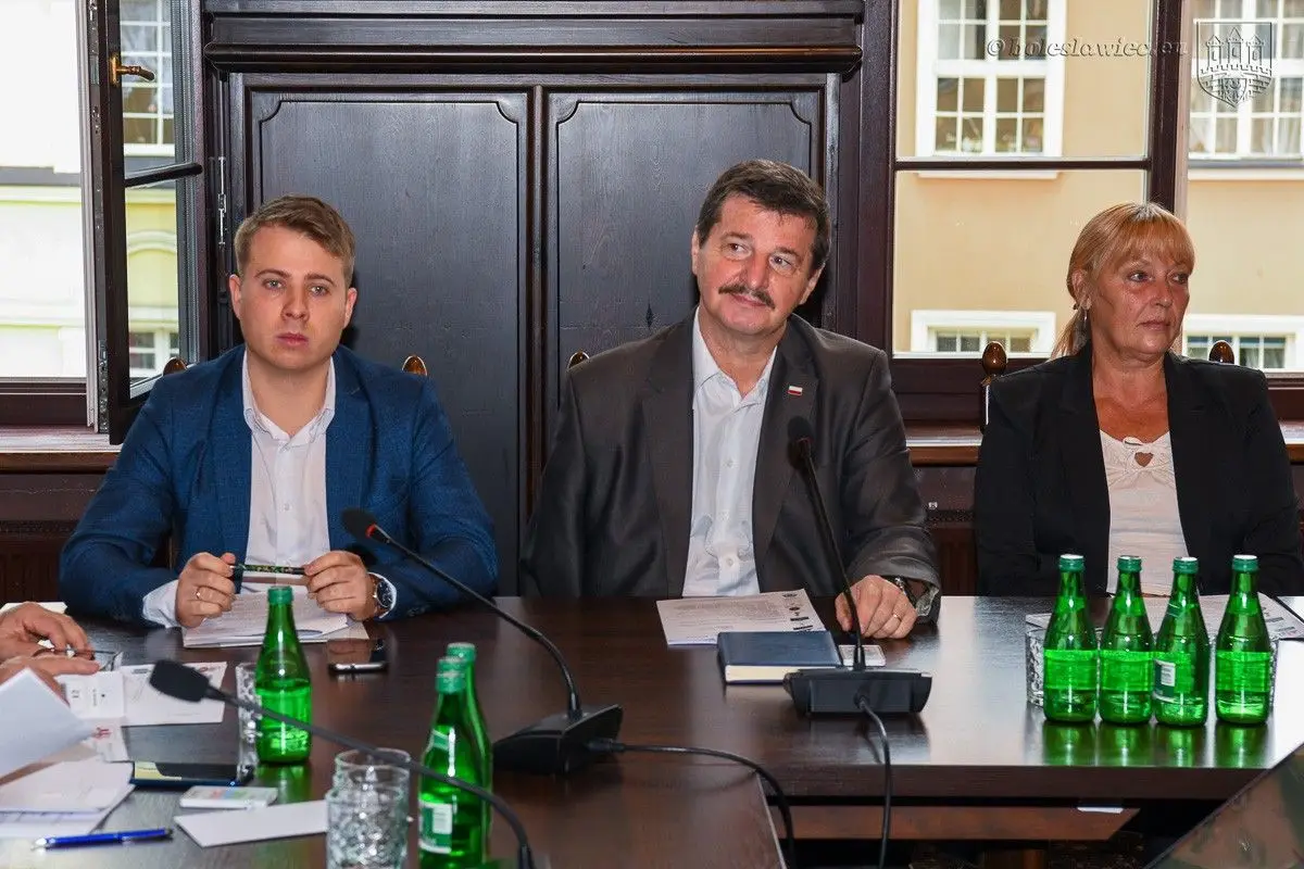 Uroczystość w Sali Rajców w bolesławieckim ratuszu