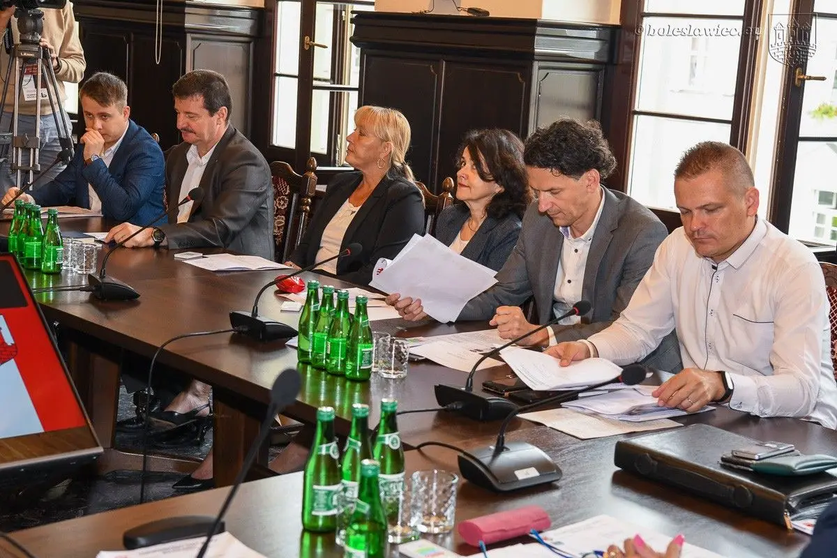 Uroczystość w Sali Rajców w bolesławieckim ratuszu