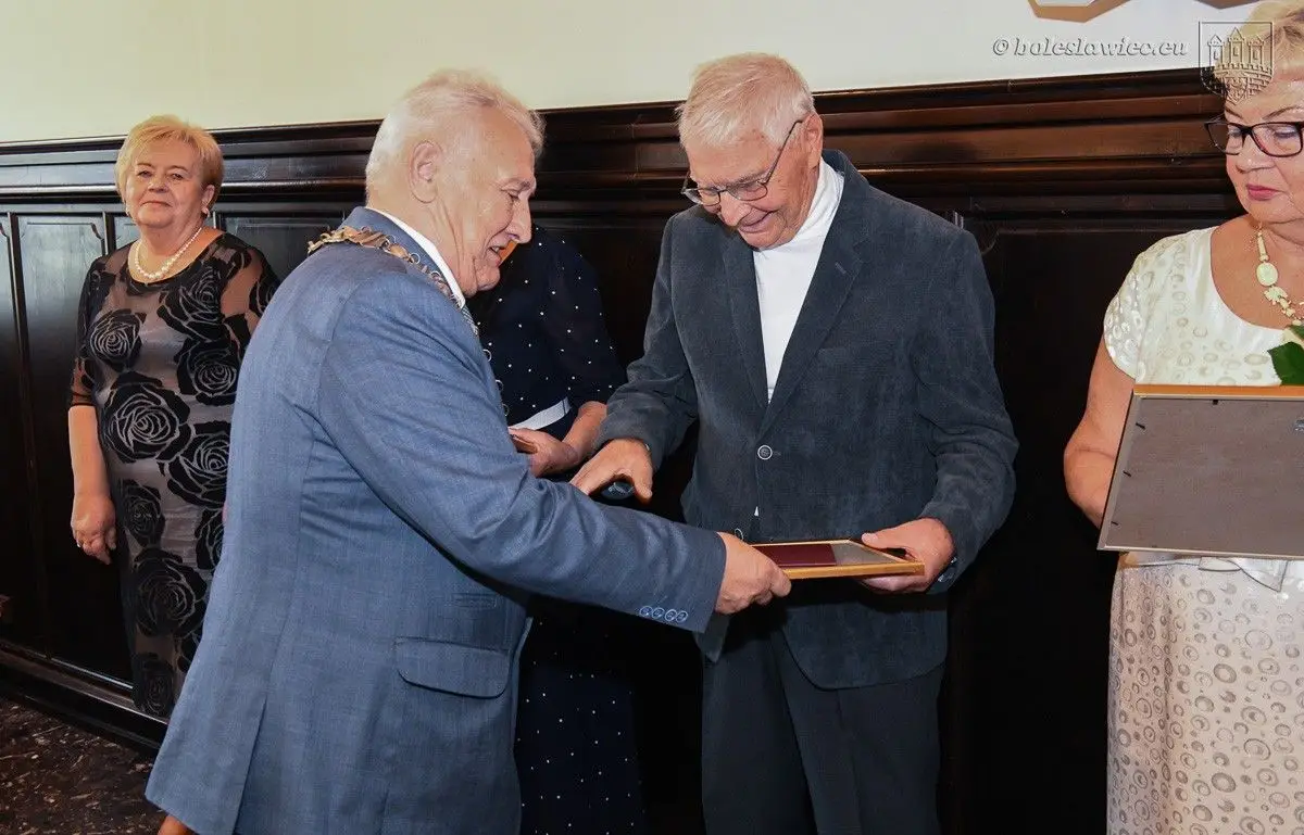 Uroczystość w Sali Rajców w bolesławieckim ratuszu