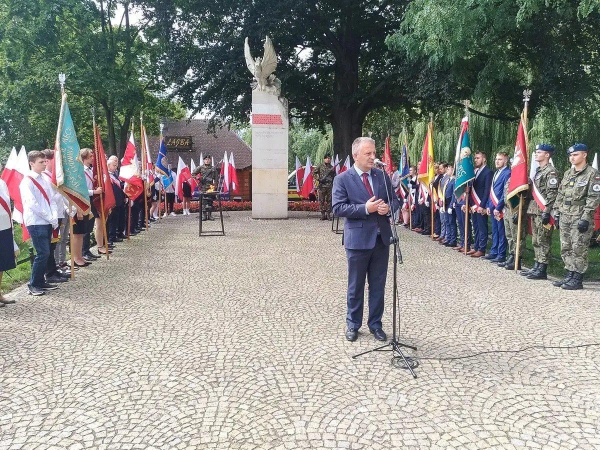 Uroczystość upamiętniająca rocznicę wybuchu II wojny światowej