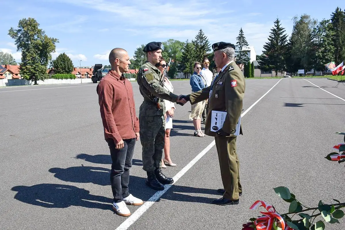 Przysięga elewów w Bolesławcu