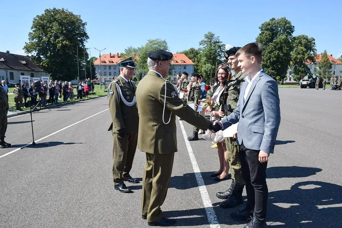 Przysięga elewów w Bolesławcu