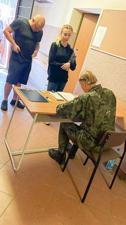 Ochotnicy w 10 Brygadzie Kawalerii Pancernej w Świętoszowie
