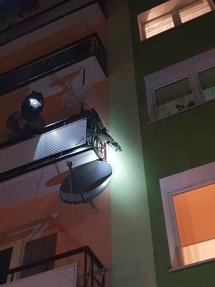 Akcja straży pożarnej w miejscowości Trzebień
