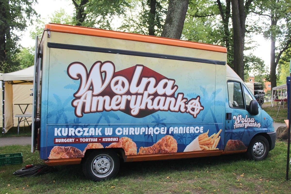 Food Trucki w parku Bonina w Bolesławcu
