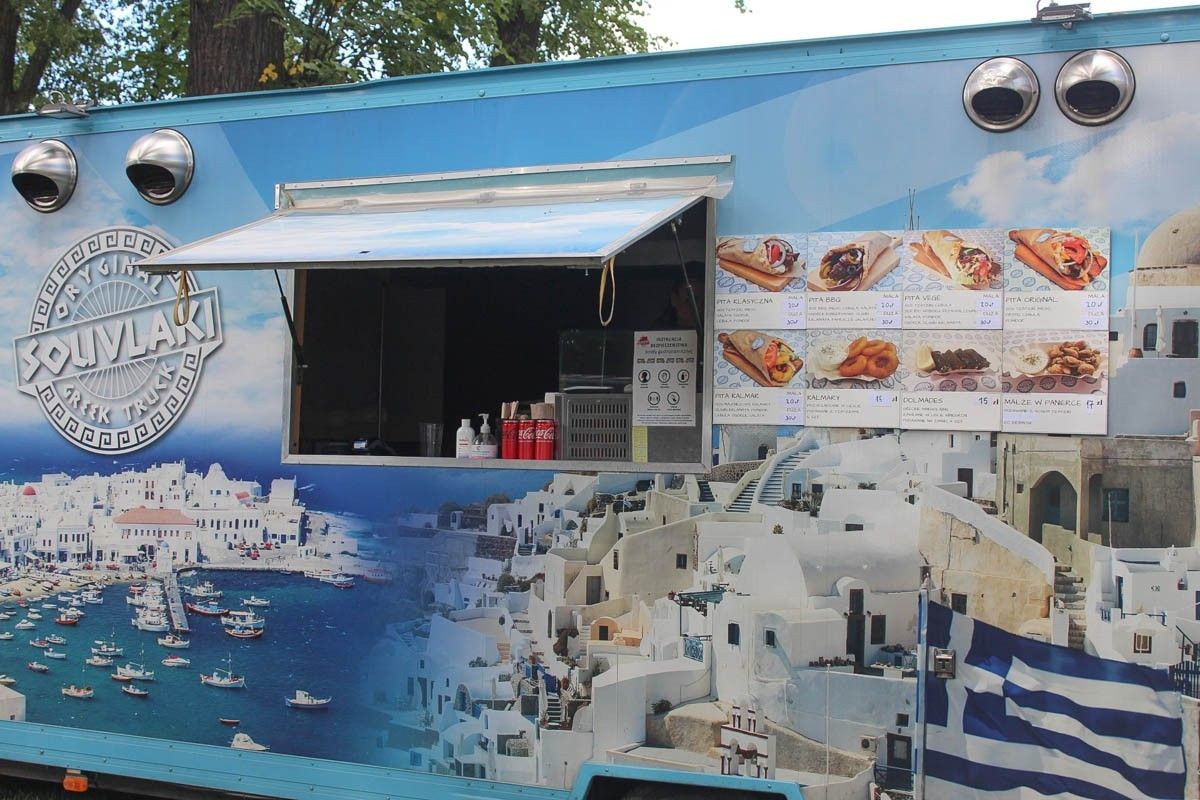 Food Trucki w parku Bonina w Bolesławcu