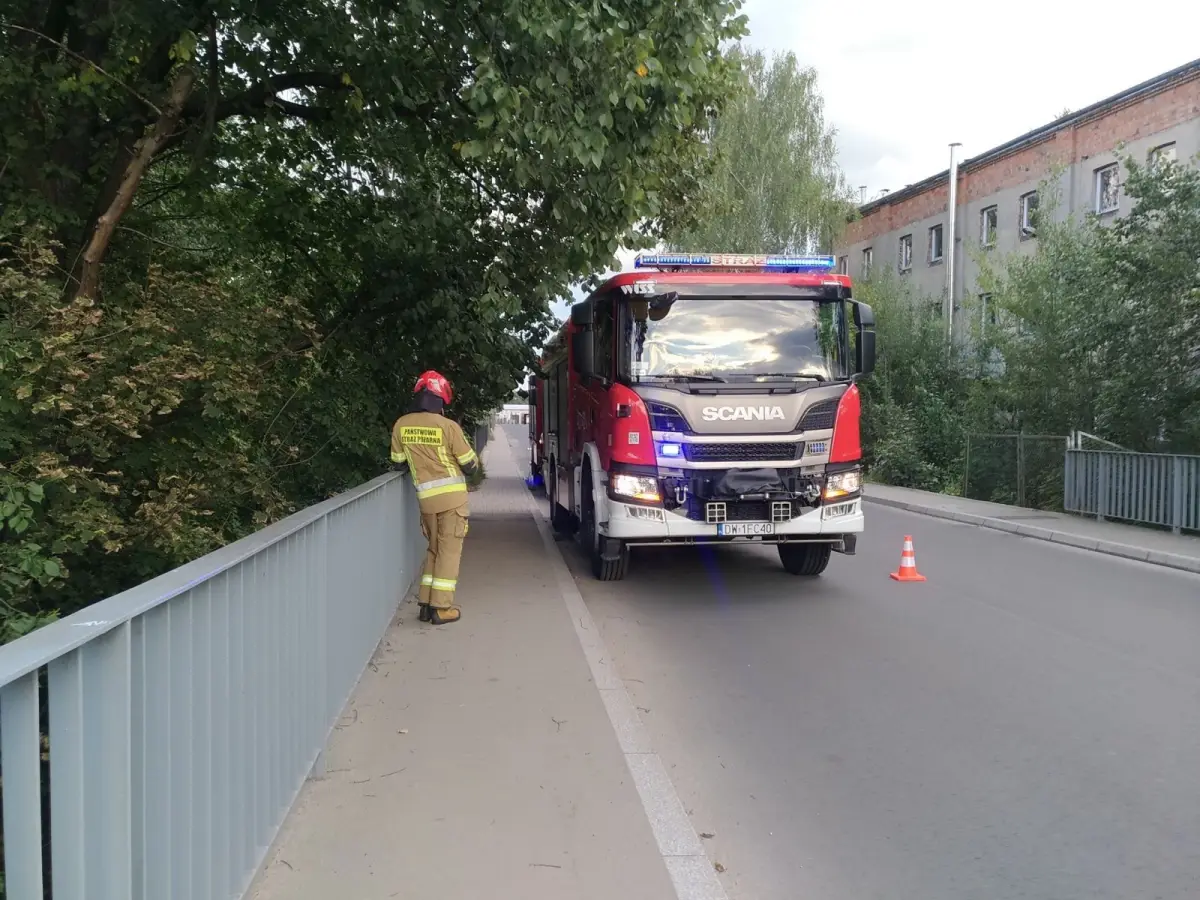 Poszukiwania mężczyzny nad Bobrem